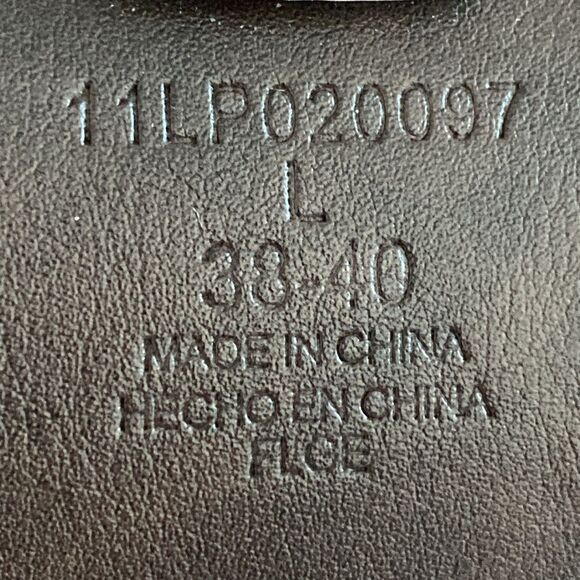 Levi's Brown Leather Belt Classic Design size 38-40 Large New w/o tag - Picture 4 of 4